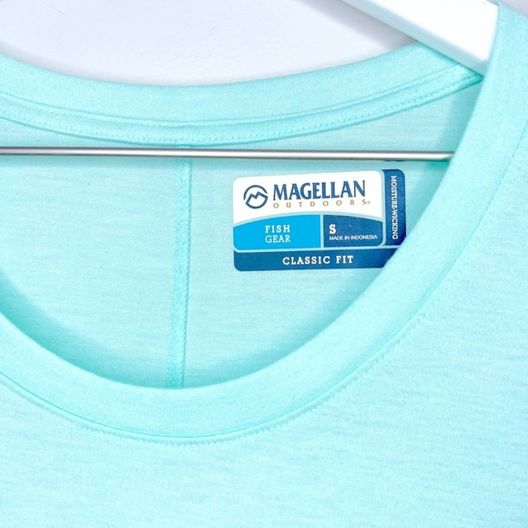 Magellan Turquoise Short Sleeve Shirt (Size S) - Picture 6 of 7